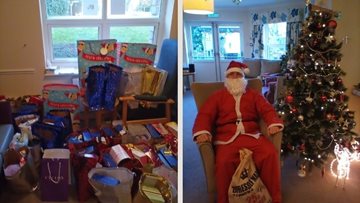 Residents at Manchester care home receive community Christmas donations